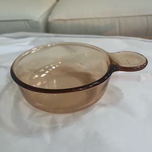 Corning ware, vintage amber serving dish